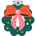 corona de navidad icon