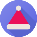 sombrero de santa icon