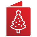 tarjeta de navidad icon