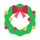 corona de navidad icon