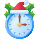 reloj de navidad icon