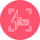 flash automático icon