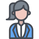 mujer de negocios icon