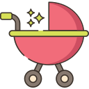 carrito de bebé icon