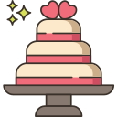 pastel de boda icon