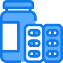 frasco de pastillas icon