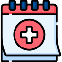 calendario medico icon