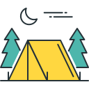 campeggio icona