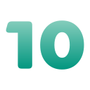 numero 10 icon