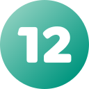 numero 12 icon