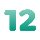 numero 12 icon