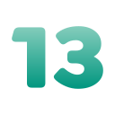 número 13 icon