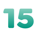 numero 15 icon