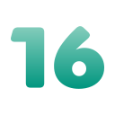 número 16 icon