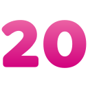 numero 20 icon