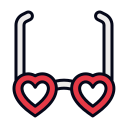 gafas de corazon icon