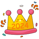 año nuevo 2024 icon