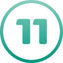 numero 11 icon