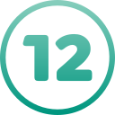 numero 12 icon