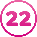 número 22 icon