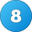 numero 8 icon