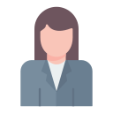 mujer de negocios icon