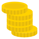 pièces de monnaie icon