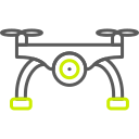 cámara de drones icon