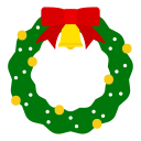 corona de navidad icon