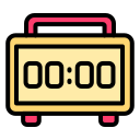 reloj digital icon