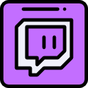 Twitch logo Icons & Symbols