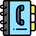 directorio telefónico icon