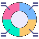 gráfico circular icon