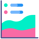 gráfico de ondas icon