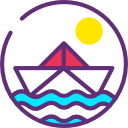 barco de papel icon