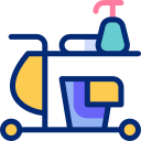 carro de limpieza icon