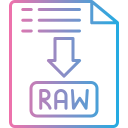 archivo raw icon