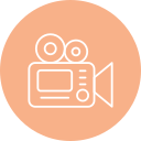 camara de cine icon