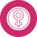 símbolo femenino icon