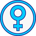 símbolo femenino icon