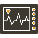 máquina de ecg