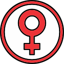 símbolo femenino icon