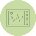 máquina de ecg icon