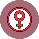 símbolo femenino icon