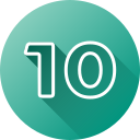 numero 10 icon