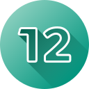 numero 12 icon