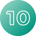 numero 10 icon