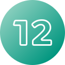 numero 12 icon