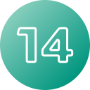 número 14 icon