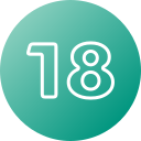 número 18 icon